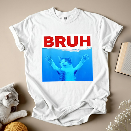 Bruh Cat Album Funny Unisex T-Shirt