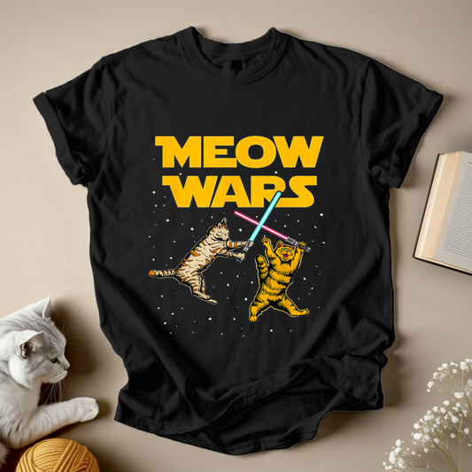 Meow Wars Shirt Unisex Graphic Tee